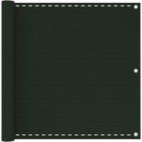 Berkfield Home Balcony Screen Dark Green 90x400 cm HDPE