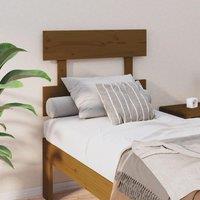 Berkfield Home Bed Headboard Honey Brown 103.5x3x81 cm Solid Wood Pine