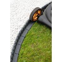 Nicoman Flexible Rubber Mower Edge Garden Edging Border - 1.2m in Grey | Size: 20 Pack