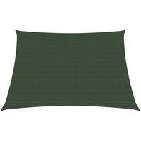 Berkfield Home Sunshade Sail 160 g/m Dark Green 3/4x2 m HDPE