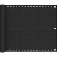 Berkfield Home Balcony Screen Anthracite 75x300 cm HDPE in Black