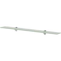 Berkfield Home Floating Shelf Glass 90x10 cm 8 mm in Clear