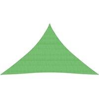Sunshade Sail 160 g/m Light Green 3.5x3.5x4.9 m HDPE