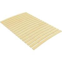 Berkfield Home Slatted Bed Base with 17 Slats 80x200 cm in Brown