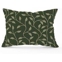 Warren Reed - Designer Green Shrub With Leaves Cushions | Size: 45 cm x 45 cm