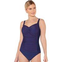 Beachcomber Women's Ruched Front Swimsuit in Dark Indigo | Size: 20