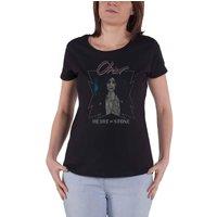 Cher Women's Heart Of Stone Skinny Fit T-Shirt in Black | Size: Small