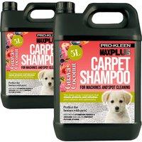 ProKleen Carpet Cleaning Shampoo Odour Remover Coconut & Guava Fragrance 2 x 5L in Clear