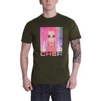 Cher Pink Hair T-Shirt in Green | Size: Large