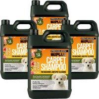 ProKleen Carpet Cleaning Shampoo Odour Remover Citrus & Cedar Fragrance 4 x 5L in Clear