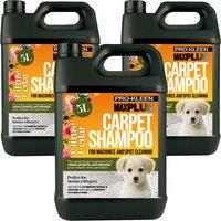 ProKleen Carpet Cleaning Shampoo Odour Remover Citrus & Cedar Fragrance 3 x 5L in Clear