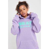 Beat Girlz Club Girl's 'Elevate' Logo Hoodie in Lilac | Size: 7-8 Years