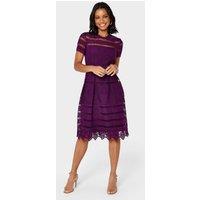 GWD by GEORGE W. DAVIES Women's Nicola Lace Dress in Purple | Size: 8