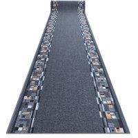 RugsX Anti-Slip Bombay Runner in Grey | Size: 67 cm x 450 cm