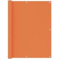 Berkfield Home Balcony Screen Orange 120x500 cm Oxford Fabric