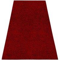 RugsX Wall-To-Wall Eton Rug in Red | Size: 300 cm x 500 cm