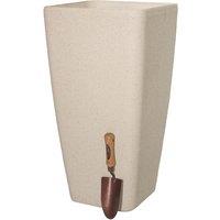 Primrose Stone Effect Resin Indoor Outdoor Flared Planter Trough in Grey 76cm