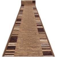 RugsX Anti-Slip Adagio Runner in Beige | Size: 80 cm x 380 cm
