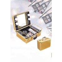 Professional Makeup Case with Adjustable LED Warm Lights