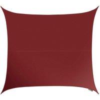 Primrose 5.4m Square Waterproof Patio Sun Shade Canopy 98% UV Block Free Rope in Wine