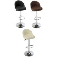netfurniture Lombardo Bar Stool Height Adjustable in Cream