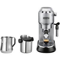 DELONGHI Manual Coffee Machine, Dedica Arte in Silver
