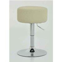 netfurniture Low Bar Stool Height Adjustable in Cream