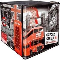 Husky Mini Fridge London Design in Black