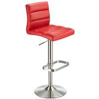 netfurniture Swank Adjustable Bar Stool in Dark Red