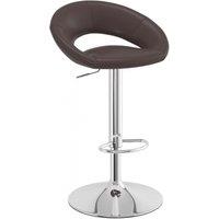 netfurniture Serene Breakfast Bar Stool Height Adjustable in Brown