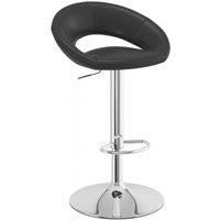 netfurniture Serene Breakfast Bar Stool Height Adjustable in Black