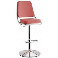 netfurniture Romano Bar Stool Red Rest Height Adjustable