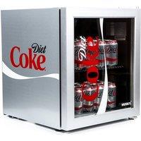 Husky Mini Fridge Diet Coke Design in Silver