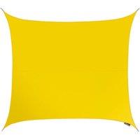 Primrose 5.4m Square Water Resistant Sun Shade Canopy 96.5% UV Block Free Rope in Yellow
