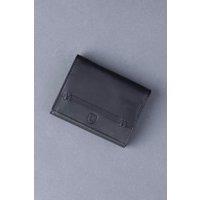Lakeland Leather Men's Stitch Leather Tri-Fold Wallet in Black