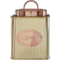 Orsina Prescott Coffee Canister in Gold