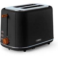 Tower T20027BLK Scandi 2 Slice Toaster, Centring Function, 800W, Black