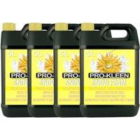 ProKleen Coloured Snow Foam Car Shampoo - Banana Milkshake Fragrance - 4 x 5L in Yellow