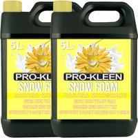 ProKleen Coloured Snow Foam Car Shampoo - Banana Milkshake Fragrance - 2 x 5L in Yellow