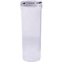 Orsina Stylish Storage Jar 2300 ml, Durable Plastic Jar With Lid For Kitchen Counter, Versatile Airtight Storage Jar in Clear