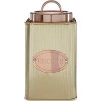 Orsina Prescott Biscuits Canister in Gold