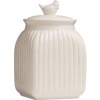 Orsina Durable Large Canister, Practical Design Kitchen Canister For Ingredients, Stainless Steel Canister in Cream