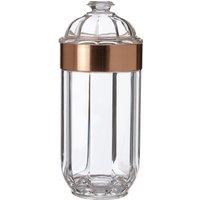Orsina Maison by Premier Large Acrylic Canister in Rose Gold