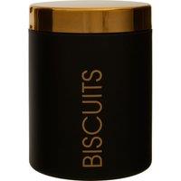 Orsina Maison by Premier Liberty Black Enamel Biscuit Canister