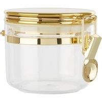 Orsina Elegant Retro Design Jar With Silver Lid 450 ml, Durable Glass Jar With Lid, Sleek Airtight Storage Jar in Gold