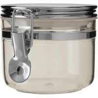 Orsina Elegant Retro Design Jar With Silver Lid 450 ml, Durable Glass Jar With Lid, Sleek Airtight Storage Jar in Clear