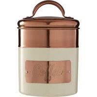 Orsina Prescott Coffee Canister in Cream