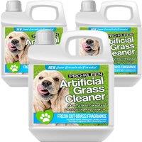ProKleen Artificial Grass Cleaner Disinfectant 3 x 1L Grass Fragrance in Clear