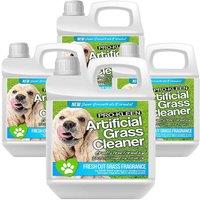 ProKleen Artificial Grass Cleaner Disinfectant 4 x 1L Grass Fragrance in Clear