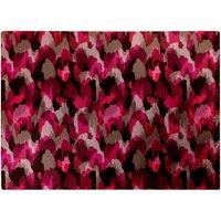 Warren Reed - Designer Modern Pink Animal Print Glass Chopping Board
